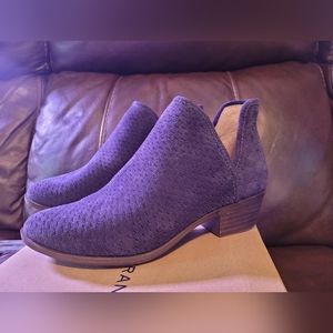 Lucky booties, 6 1/2W, worn once